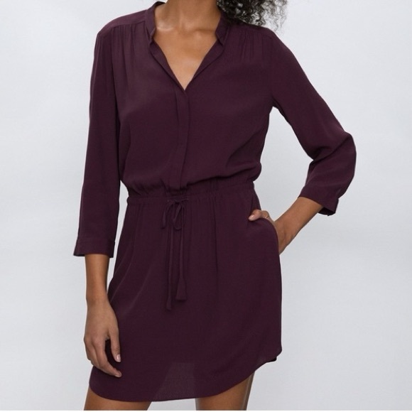 Aritzia Deep Purple Dress - Picture 1 of 12
